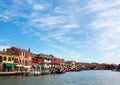 Colorful Murano Island in Venice, Italy.