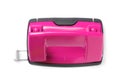 Colorful hole puncher on white background