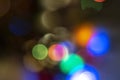 Colorful holiday bokeh. Abstract Christmas background - Image Royalty Free Stock Photo