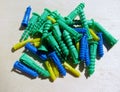 Colorful hollow-wall anchors