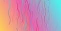 Colorful holographic smooth wavy lines abstract background