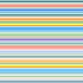 Colorful horizontal stripes. Simple seamless pattern. Vector design Royalty Free Stock Photo