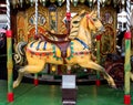 Colorful Horses On Carousel