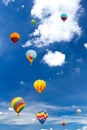 Colorful hot air balloon Royalty Free Stock Photo