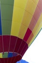 A Colorful Hot Air Balloon Close-Up Detail Royalty Free Stock Photo