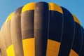 Colorful hot air balloon flying in the blue sky Royalty Free Stock Photo
