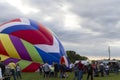 Colorful Hot Air Balloon Lift Off