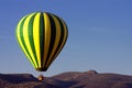 Colorful Hot Air Balloon Over The Arizona Desert