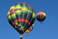 Colorful hot air balloons Royalty Free Stock Photo