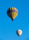 hot-air balloons flying over the cappadocia