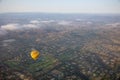 Colorful hot air balloons on the sky over San Diego. Royalty Free Stock Photo