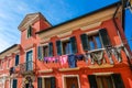 Colorful house, Burano Island, Venice, Italy Royalty Free Stock Photo