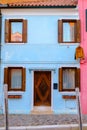 Colorful houses on Burano island