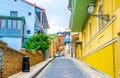 The colorful houses of Abanotubani Royalty Free Stock Photo