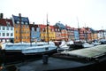 Colorful houses along along the water Royalty Free Stock Photo