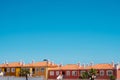 Colorful houses, apartment homes, house exterior - real estate, Spain Royalty Free Stock Photo