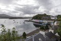 Portree Harbour on the Isle of Skye in Scotland Royalty Free Stock Photo