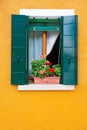 Colorful houses of Burano, Venice, Italy Royalty Free Stock Photo