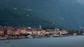 Colorful houses of Cannobio at Lago Maggiore in Italy Royalty Free Stock Photo