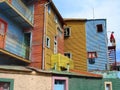 Colorful Houses in Caminito, La boca, Buenos Aires. Royalty Free Stock Photo