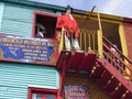 Colorful Houses in Caminito, La boca, Buenos Aires. Royalty Free Stock Photo