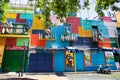 Colorful houses at Caminito street in La Boca, Buenos Aires. Argentina Royalty Free Stock Photo