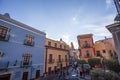 Colorful houses in the center of Guanajuato - Mexico Royalty Free Stock Photo