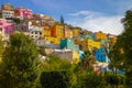 Colorful houses in the city of Guanajuato, Mexico Royalty Free Stock Photo