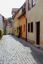 Colorful houses in Erfurt, Germany