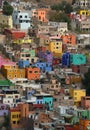 Colorful houses in Guanajuato Royalty Free Stock Photo