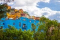 Colorful Houses of Guanajuato, Mexico Royalty Free Stock Photo