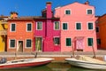 Colorful houses of the island of Burano