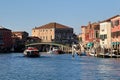 Colorful houses on the island of Murano near Venice, Italy