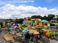 The Colorful Houses of Kampung Warna Warni in Jodipan Village, Malang