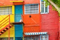 Colorful houses in La Boca in Buenos Aires, Argentina Royalty Free Stock Photo