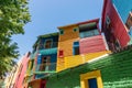 Colorful houses in La Boca district, Buenos Aires, Argentina. Royalty Free Stock Photo