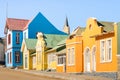 Colorful houses in Luderitz - Architecture concept in Namibia Royalty Free Stock Photo