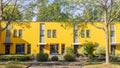 Colorful houses Marum the Netherlands Royalty Free Stock Photo