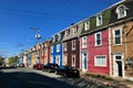 Colorful Houses in Newfoundland Canada Royalty Free Stock Photo