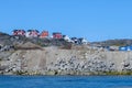 Colorful houses of Nuuk, capital city of Greenland