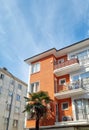 Colorful houses in old city Istanbul Royalty Free Stock Photo