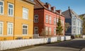 Colorful houses in old town of Trondheim, Norway Royalty Free Stock Photo