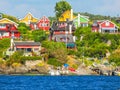 Small island in the Oslo Fjord, Norway Royalty Free Stock Photo