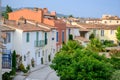Colorful houses in Port Grimaud, village on Mediterranean sea with yacht harbour, Provence, summer vacation France Royalty Free Stock Photo