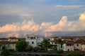 Colorful houses in Port Grimaud, village on Mediterranean sea with yacht harbour, Provence, summer vacation France Royalty Free Stock Photo