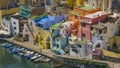 Colorful houses of procida italy Royalty Free Stock Photo