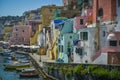 Colorful houses of procida italy Royalty Free Stock Photo