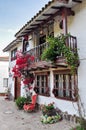 Colorful houses of Pueblito Boyacense, Boyaca,Colombia Royalty Free Stock Photo