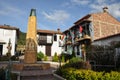 Colorful houses of Pueblito Boyacense, Boyaca,Colombia Royalty Free Stock Photo