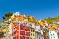 Colorful houses in Riomaggiore, Cinque Terre, Italy Royalty Free Stock Photo